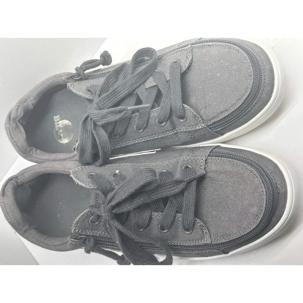 Billy Footwear Zippered Toe Classic Lace Up Low Top Men Sneakers Size 9.5
